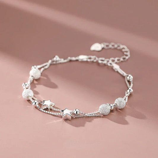 925 sterling silver Beautiful stars Bracelets